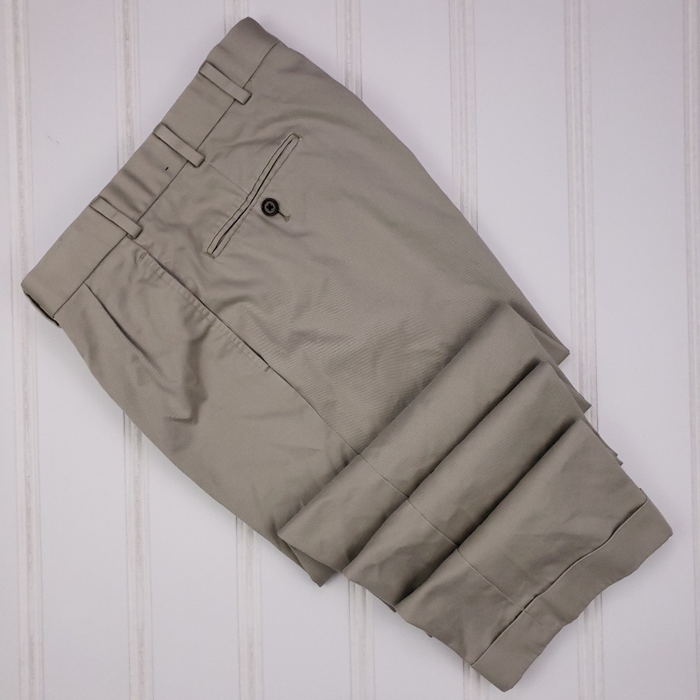 Brooks Brothers Madison Pants Cotton 34x29 Beige